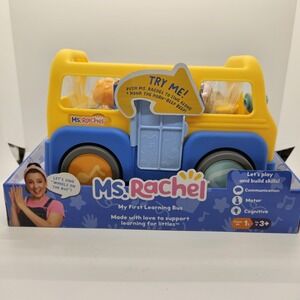 Ms Rachel My First Learning Bus Interactive Musical Toy 1-3Y New